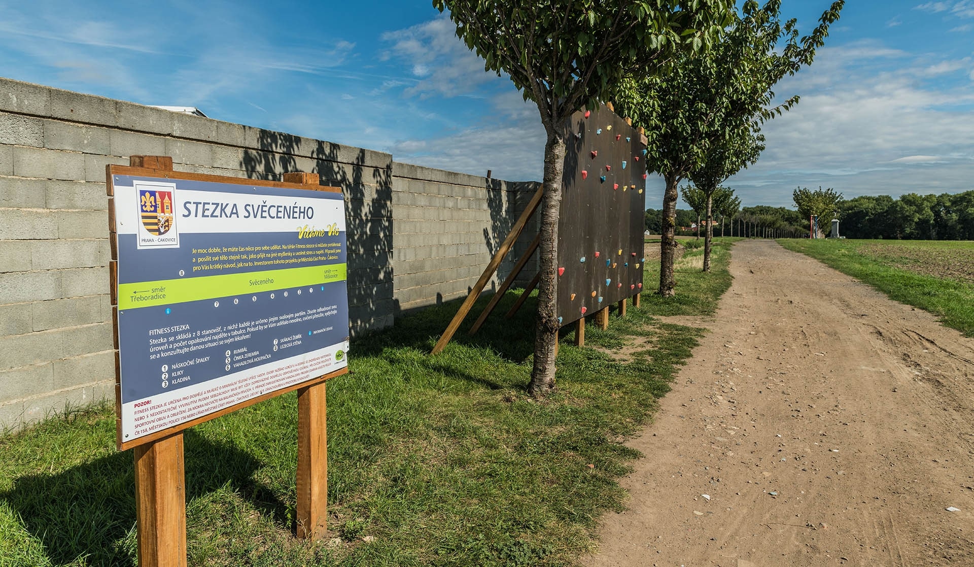 Fitness stezka Svěcen&eacute;ho