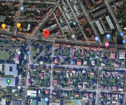 Cyklostezka V&scaron;etatsk&aacute;-Cukrovarsk&aacute;