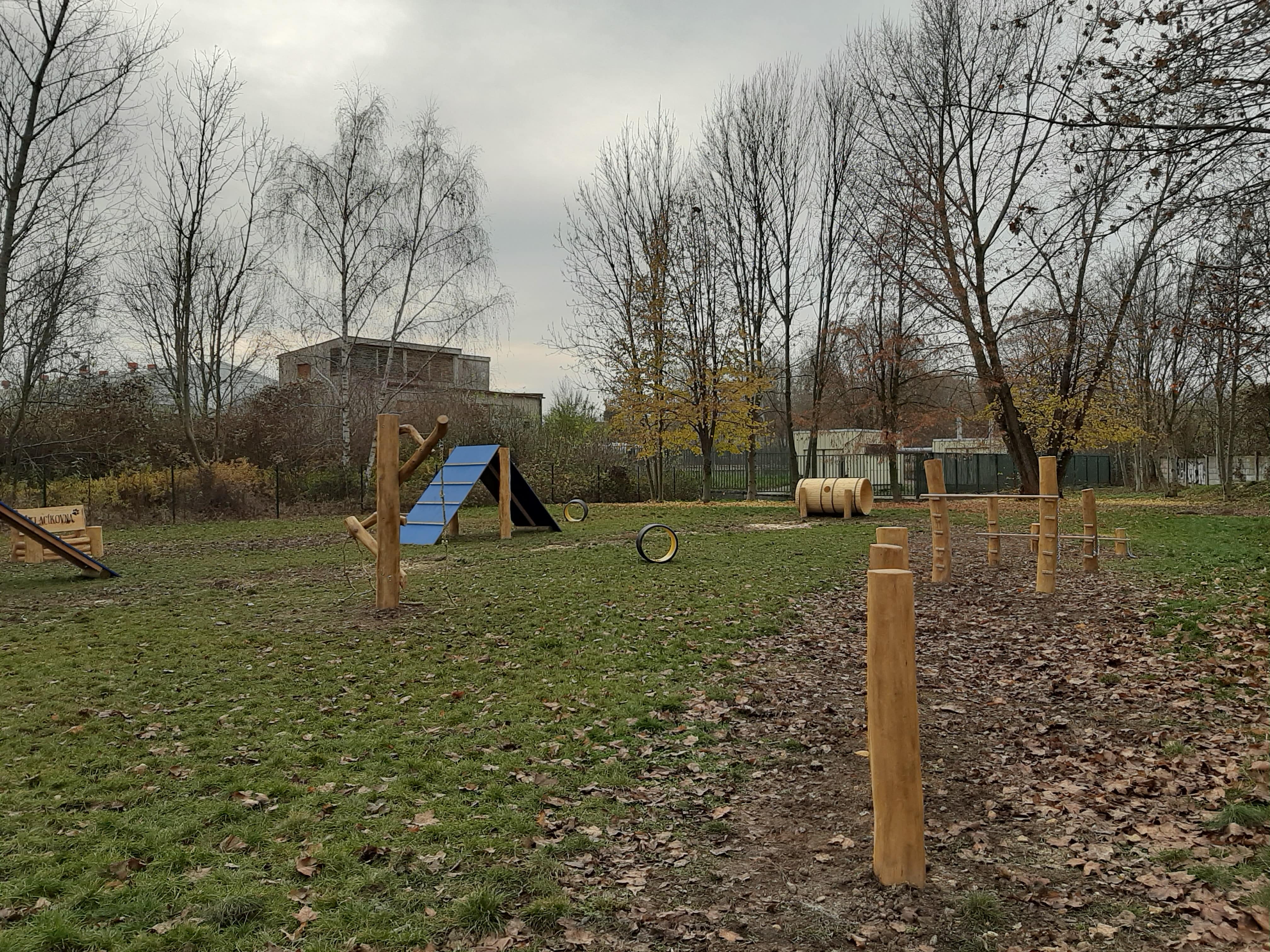 Ps&iacute; loučka u skateparku